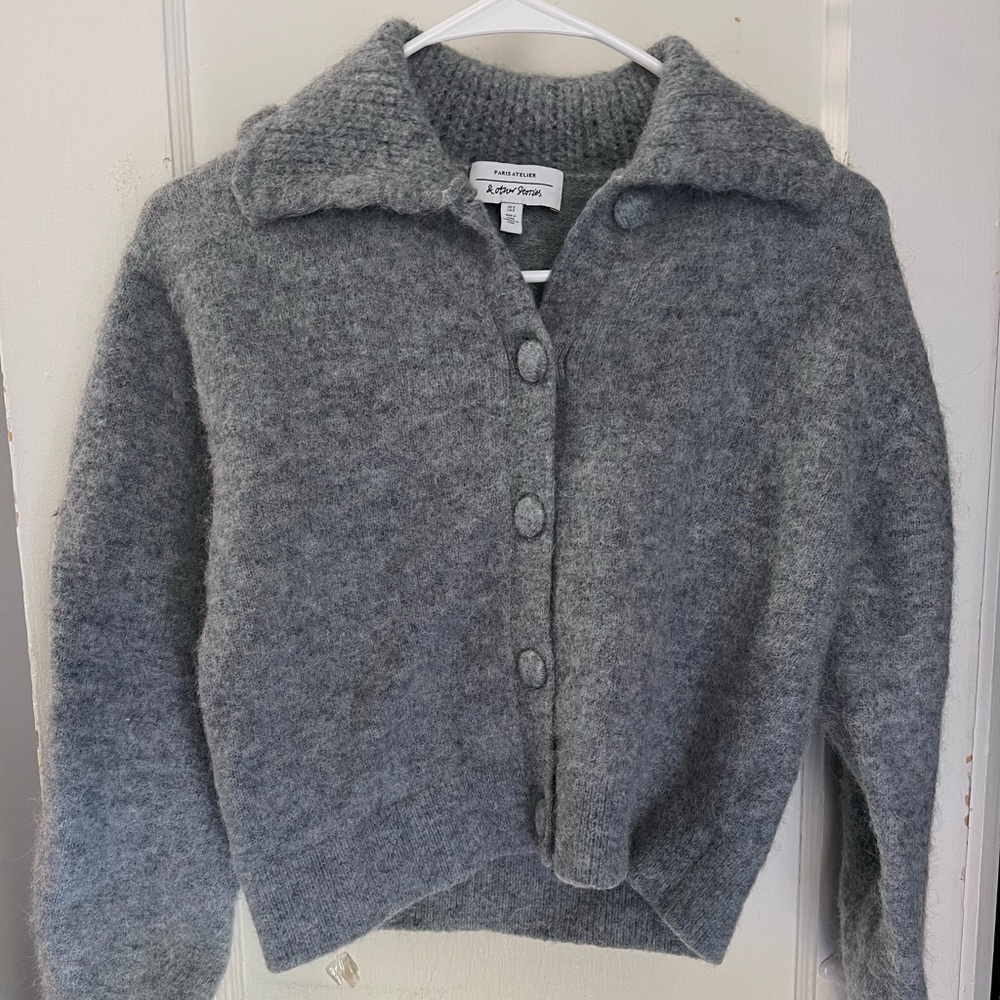 And other stories scrolled cardigan